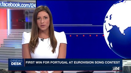 i24NEWS DESK | First win for Portugal at Eurovision song contest | Sunday, May 14th 2017