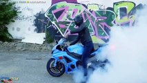 BIKERS Compilation - BMW S  Kawasaki ZX Wheelie, AKRAPOVIC SOUND   FLYBY