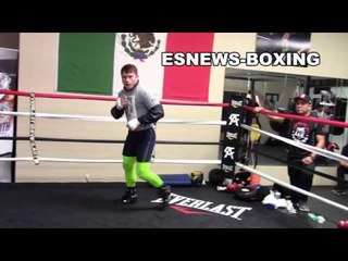 Canelo Working On Footwork In Camp For Smith EsNews Boxing