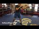 CARLOS CUADRAS DOES THE ALI SHUFFLE "YOU BETTER BE READY CHOCOLATITO!!" - EsNews Boxing