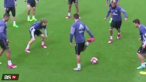 Cristiano Ronaldo Weird Technique During Real Madrid Training!