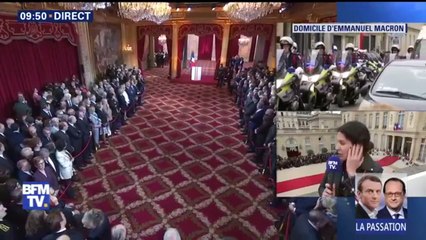 Pourquoi Brigitte et Emmanuel Macron arrivent-ils séparément à l’Élysée ?