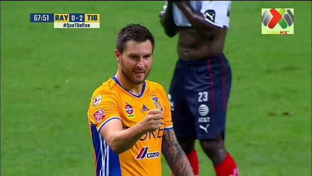 0-2 André-Pierre Gignac AMAZING Second Goal - Monterrey 0 - 2 Tigres - Liga MX Cl 2017 - 13.05.2017