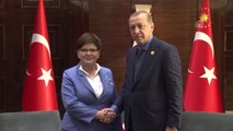 Cumhurbaşkanı Erdoğan, Polonya Başbakanı Szydlo'yu Kabul Etti