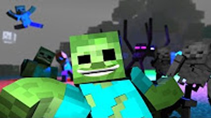 Zombie Dance - A Minecraft Music Video (kinda)(1)