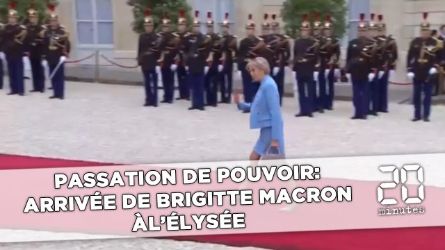 Passation de pouvoir: Arrivée de Brigitte Macron à l'Élysée