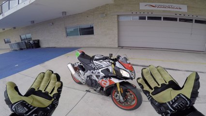 2017 Aprilia Tuono 1100 First Ride Review at COTA