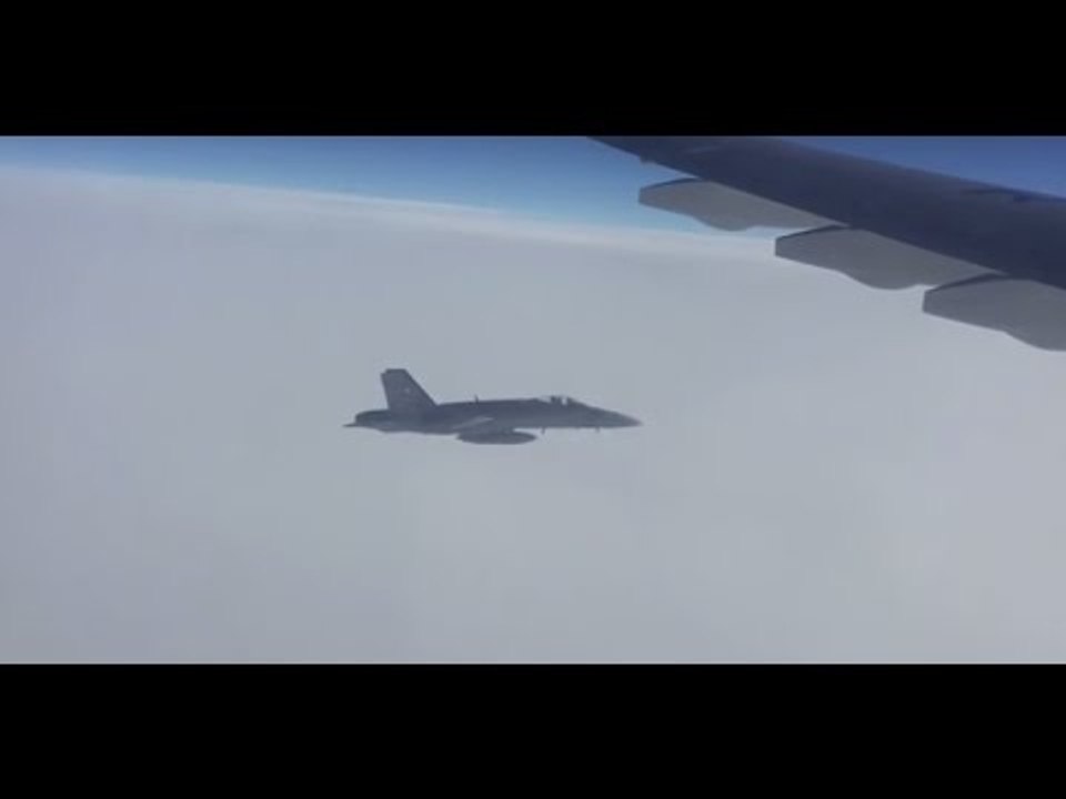 Swiss fighter jets track plane taking Russian journalists to Peru