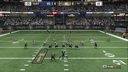 TD Cooks vs NY Giants Madden NFL 17