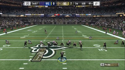 TD Cooks vs NY Giants Madden NFL 17