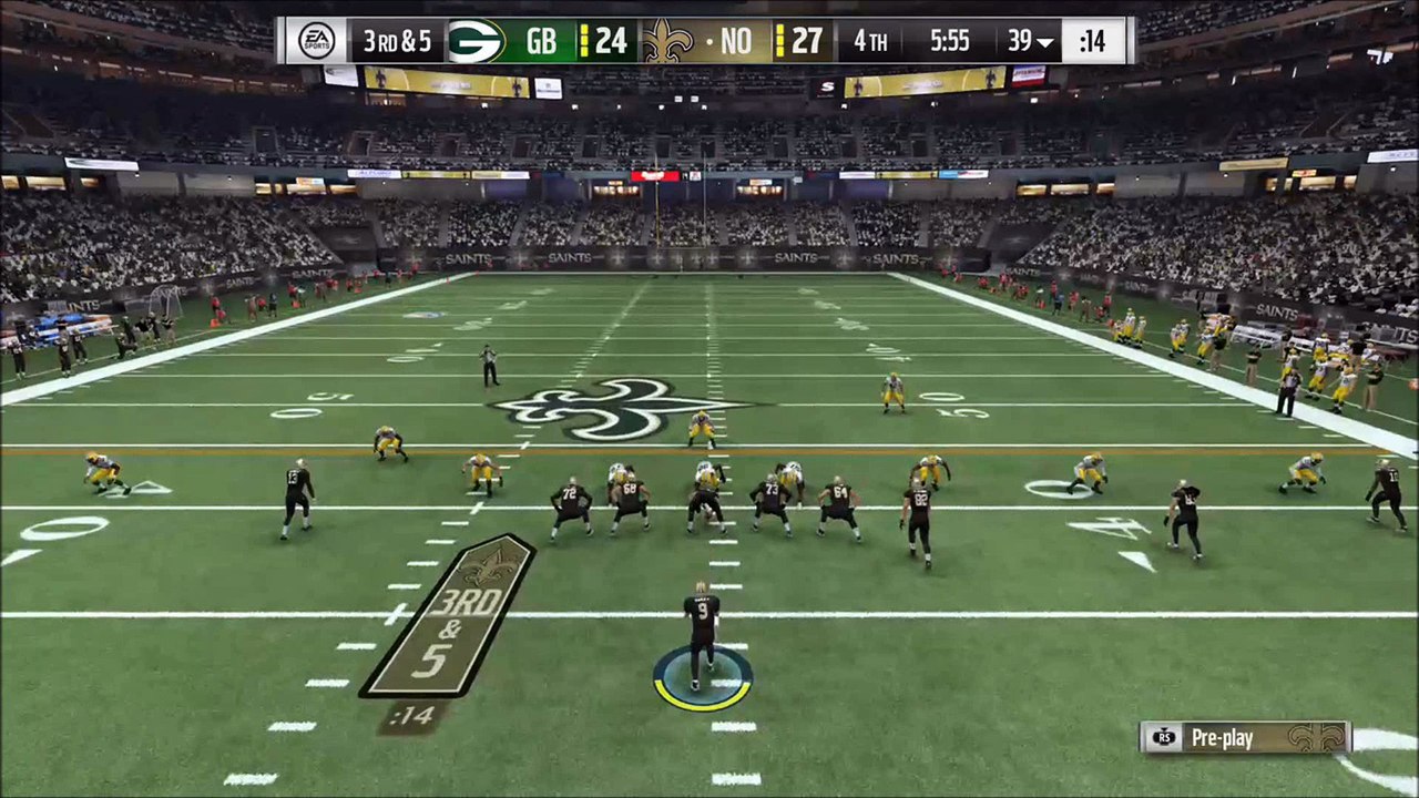 TD Cooks vs Green Bay Madden NFL 17