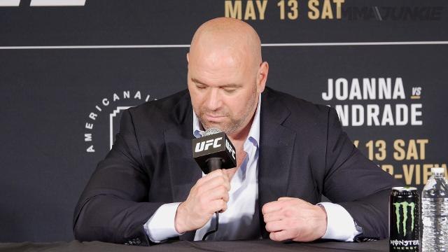 Dana White wants replay after Alvarez-Poirier at UFC 211
