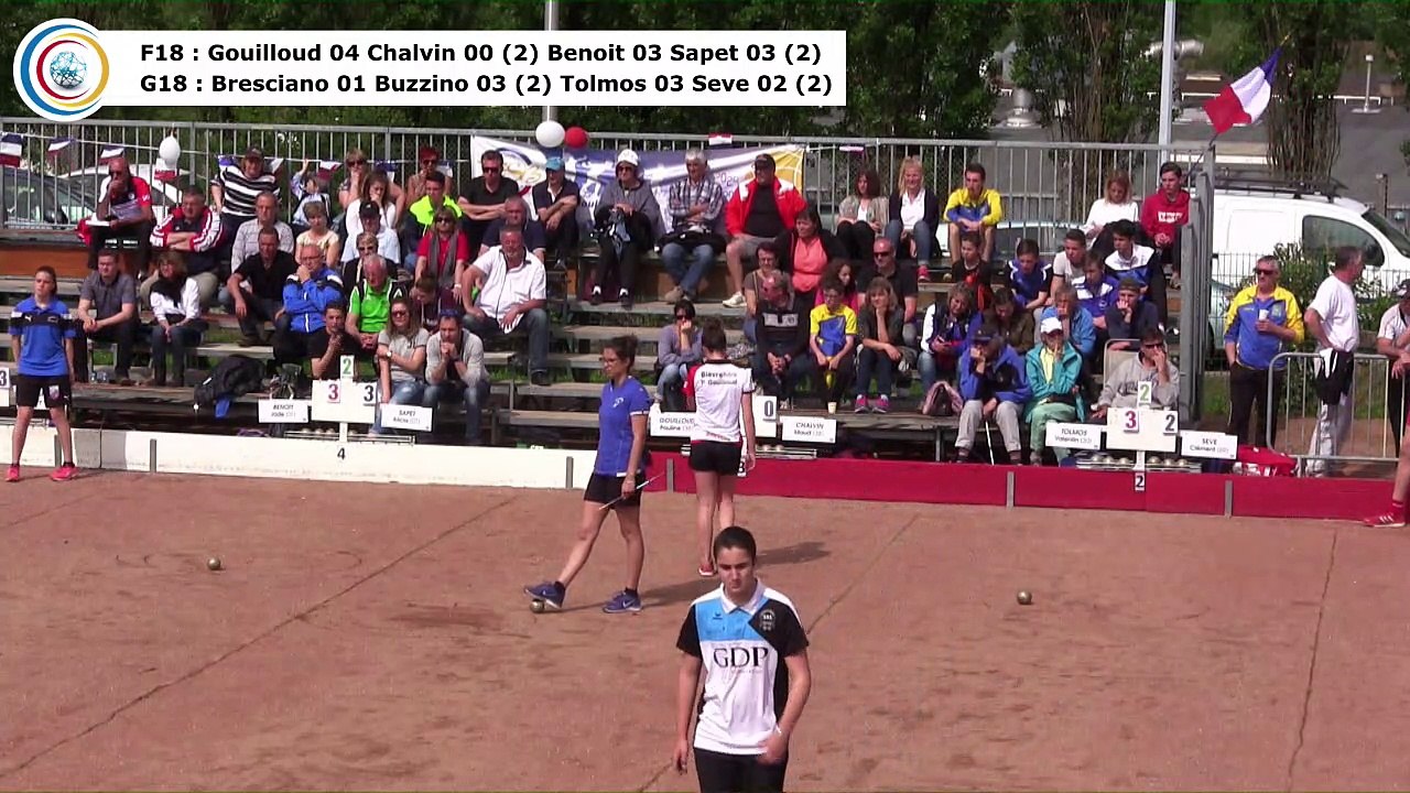 Demi-finales, France Combinés Jeunes, Sport Boules, Vieugy-Seynod 2017