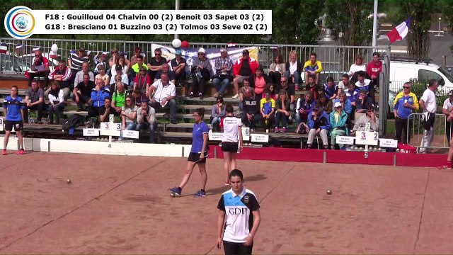 Demi-finales, France Combinés Jeunes, Sport Boules, Vieugy-Seynod 2017
