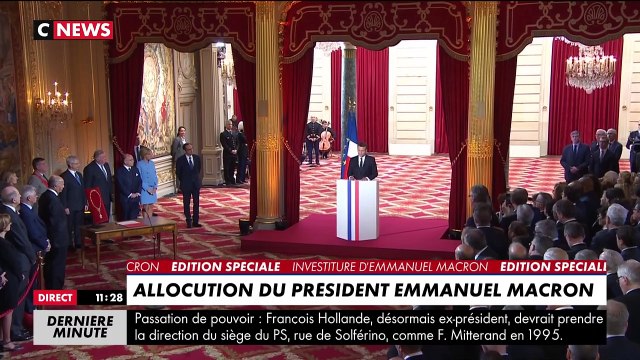 Allocution du président de la République Emmanuel Macron