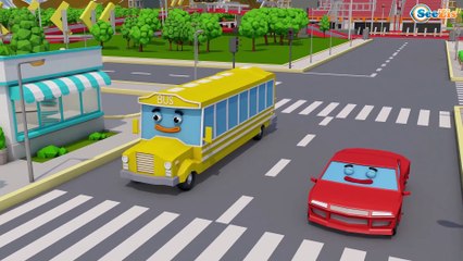 Monster Truck Colors for Kids and Babies - 3d Cartoon with Nursery Rhymes