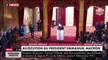 Le premier discours d'Emmanuel Macron en tant que Président