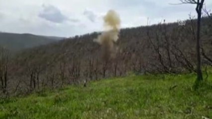 Teröristlerin Tuzakladığı 560 Kilogramlık Patlayıcı Imha Edildi