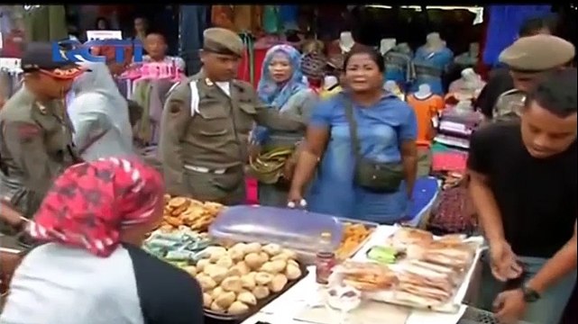 Satpol PP Razia PKL Tanah Abang, Pedagang Panik