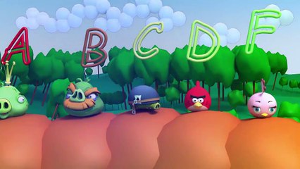 Angrry birds Learing ABC - Song for childen, funny song for kids