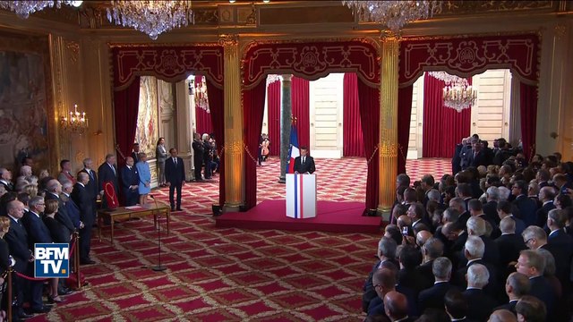 En intégralité, le discours d’investiture d’Emmanuel Macron à l’Elysée