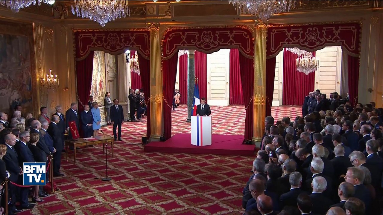 En intégralité, le discours d’investiture d’Emmanuel Macron à l’Elysée