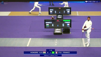 SNCF Réseau 2017 - Epreuve par équipes - Match de classement HONGRIE-FRANCE 1/2