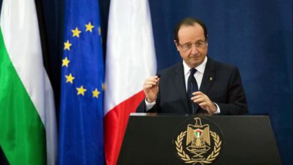 France's Hollande leaves the presidential palace