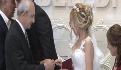 Kemal Kılıçdaroğlu nikah şahidi oldu