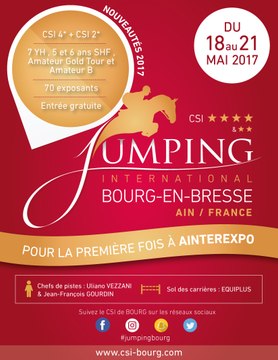 CSI 4* de Bourg-en-Bresse du 18 au 21 Mai 2017