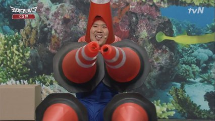 헐리웃 스케일! 거친 파도 속 꽃게와 불가사리의 결투!