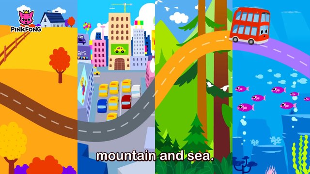 Tour Bus _ Tour bus goes around the world _ Bus Songs _ Car Songs _ Songs for Children