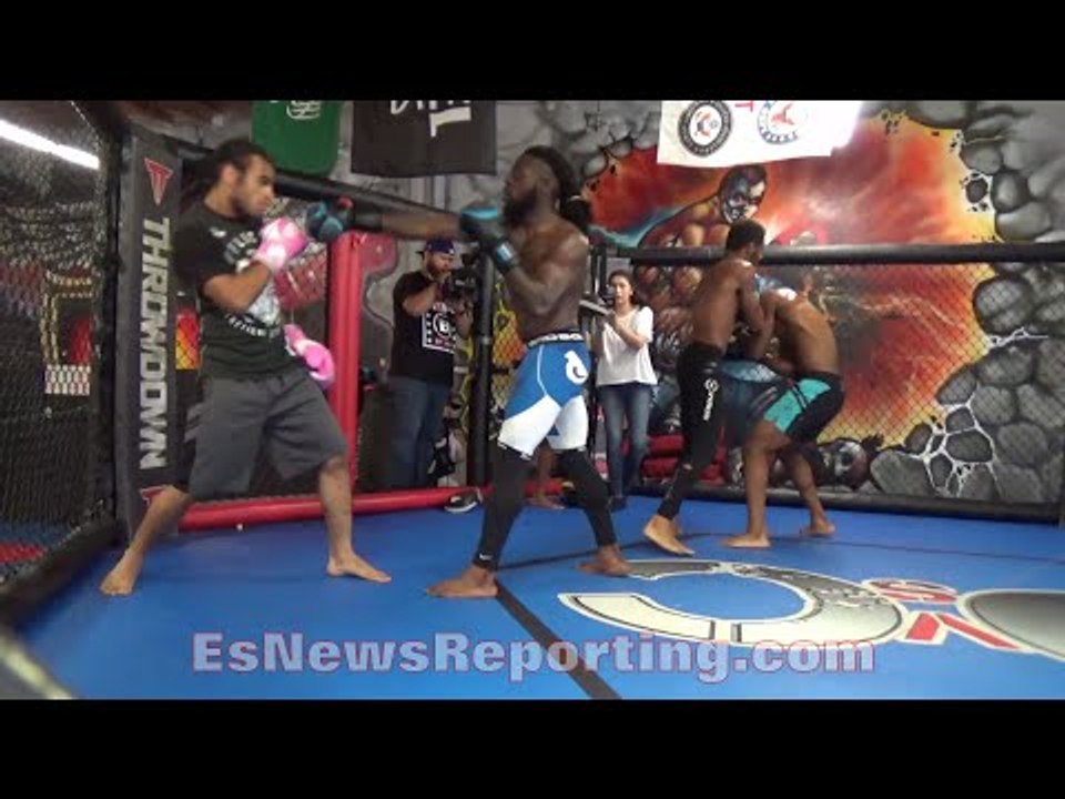 KIMBO SLICE SON SPARRING!! IN BEASTMODE!! BABY SLICE WILL CONQUER MMA!! - EsNewsReporting
