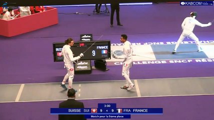 SNCF Réseau 2017 - Epreuve par équipes - Match pour la 5e place SUISSE-FRANCE