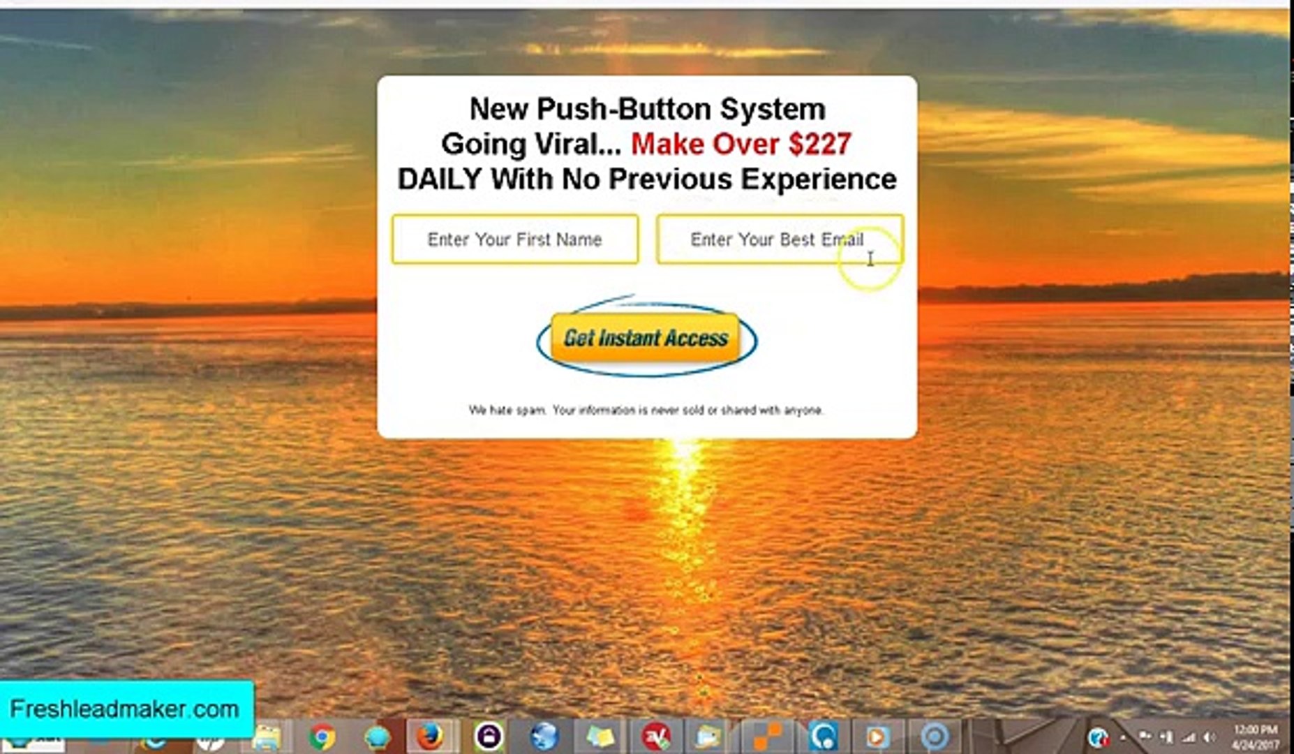 ⁣Power Lead System How to Make A Lead Capture Page