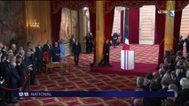 Les moments forts de la passation de pouvoir entre François Hollande et Emmanuel Macron