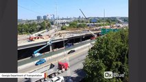 Timelapse Shows I-85 Rebuild After Its Section Collapsed Due To Fire