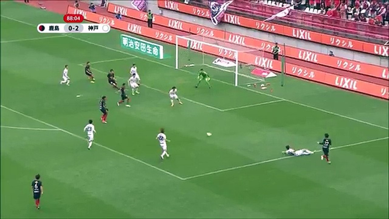 Kashima 1:2  Vissel Kobe (Japanese J League. 14 May 2017)