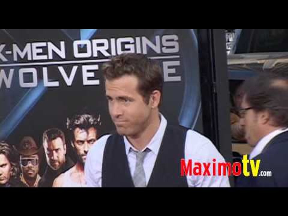 RYAN REYNOLDS at X-MEN ORIGINS WOLVERINE Premiere
