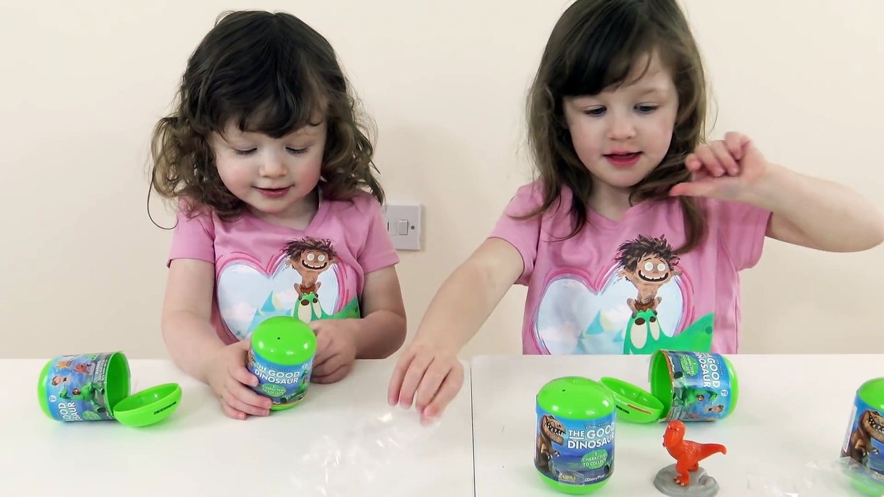 Disney Pixar The Good Dinosaur Movie Surprise Eggs Opening Fun Video For Kids