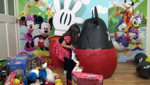 Disney Junior Videos Super Giant Surprise Egg Opening Mickey Mouse Clubhouse Minnie Toys