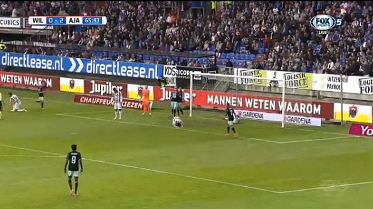 Klaassen  GOAL (0:3) Willem II vs Ajax