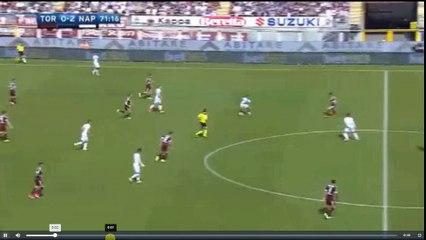 Dries Mertens Goal - Torino FC vs Napoli 0-3  14.05.2017 (HD)