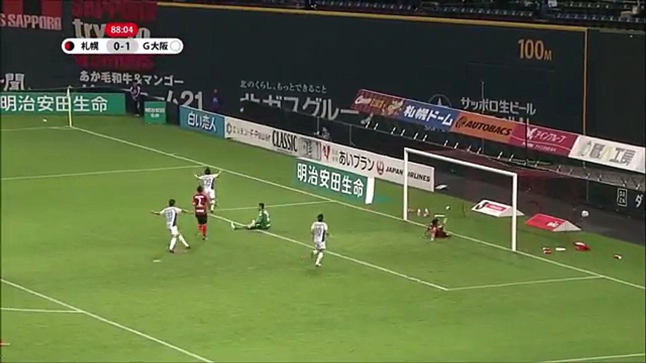 Consadole Sapporo 0:2 Gamba Osaka (Japanese J League. 14 May 2017)