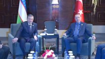 Cumhurbaşkanı Erdoğan, Özbekistan Cumhurbaşkanı Mirziyoyev Ile Görüştü