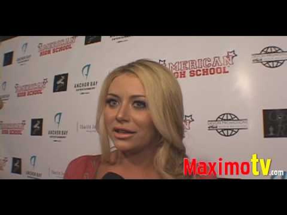 American High School DVD Release Party  Aubrey O'Day, Jillian Murray