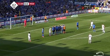Superbe coup franc de Sofiane Hanni vs Club brugges