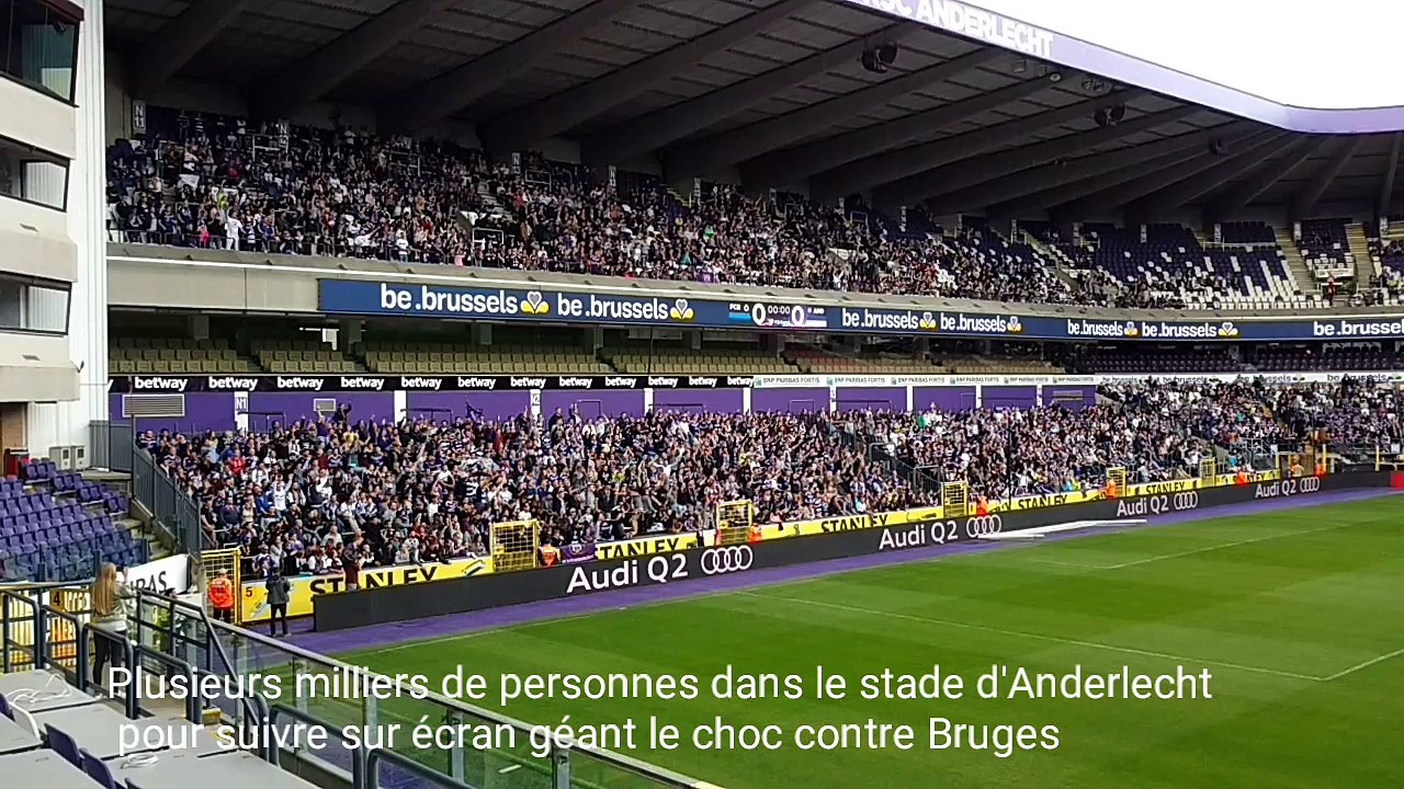 Ambiance à Anderlecht pour le choc contre Bruges