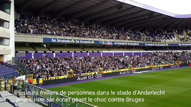 Ambiance à Anderlecht pour le choc contre Bruges