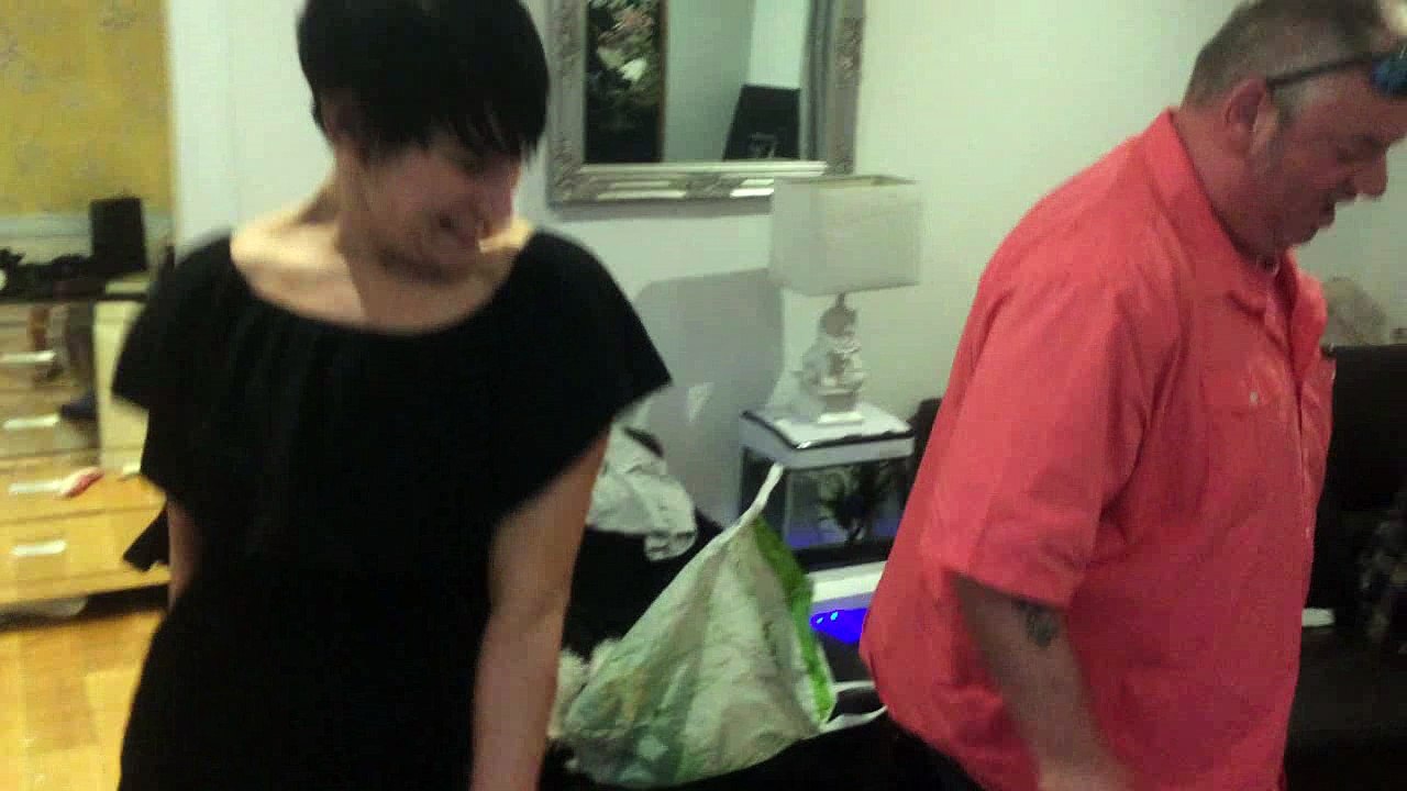 Danny Mac and Ecky Mac doing their thing in Dundee